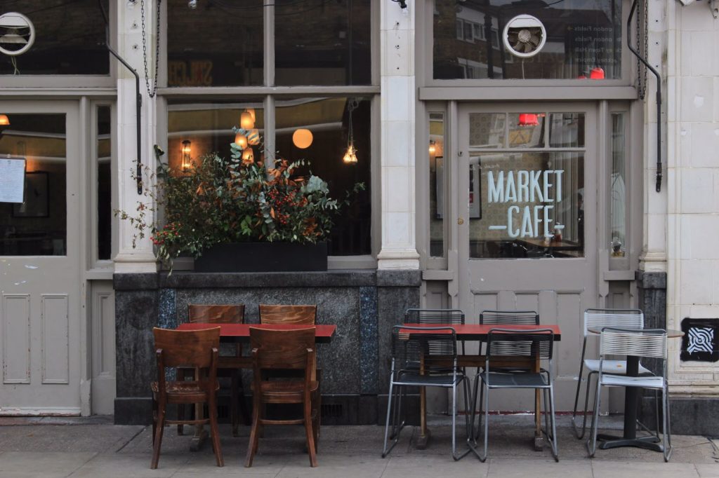 A London Coffee Shop