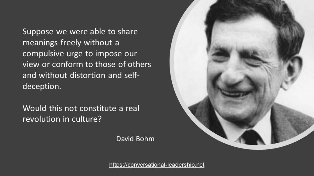 A real revolution in culture | David Bohm