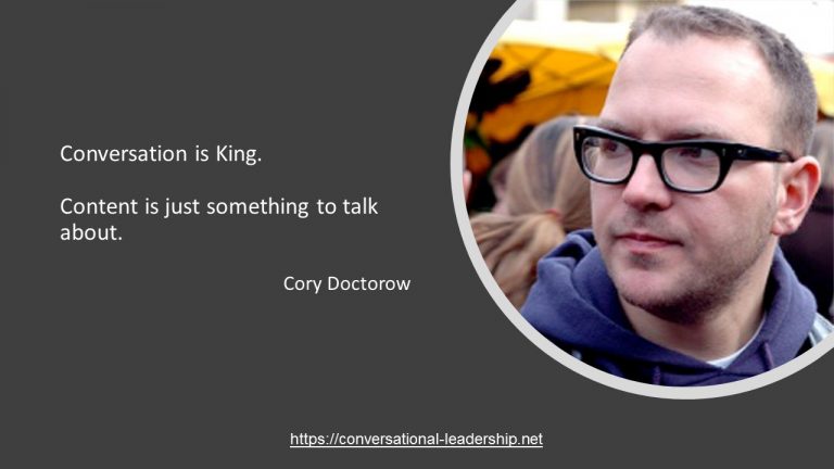 Conversation is King | Cory Doctorow