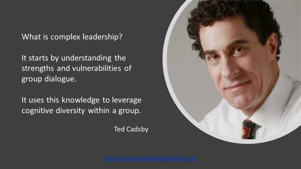 What is complex leadership? | Ted Cadsby